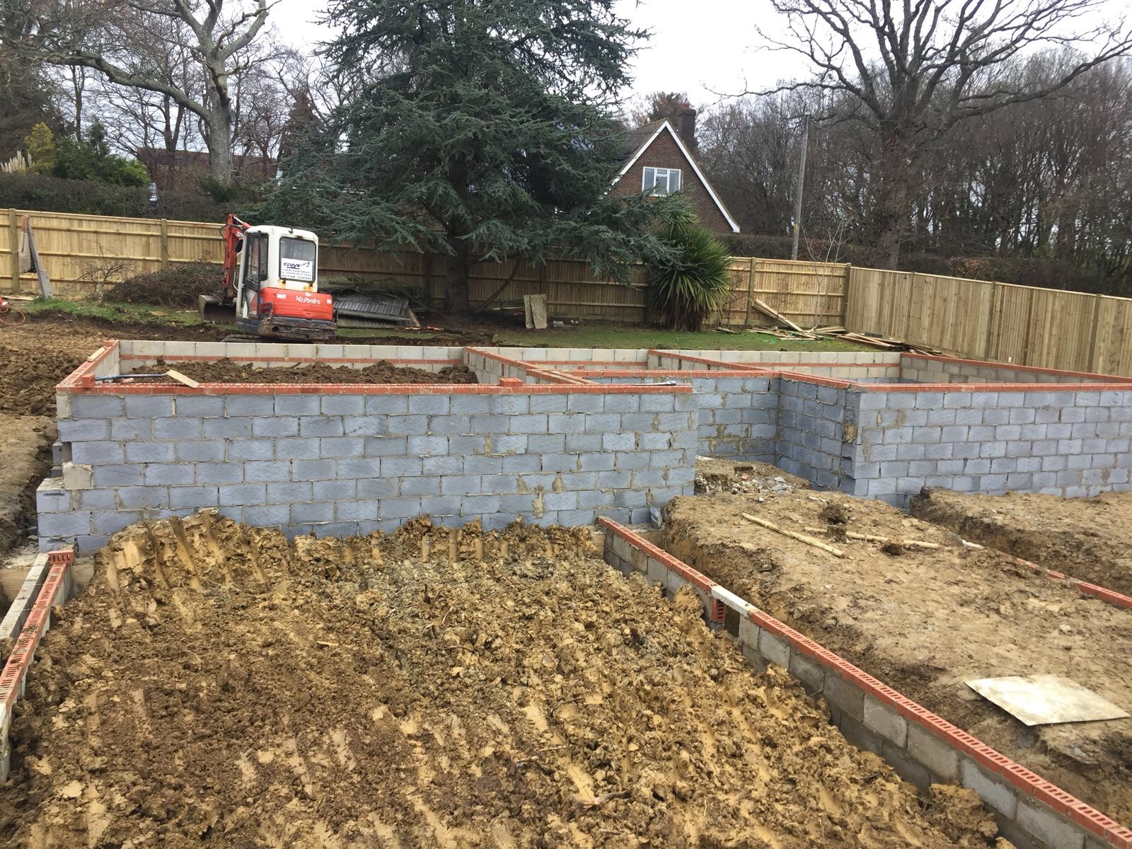 House Building Contractor in East Sussex GWF Groundworks